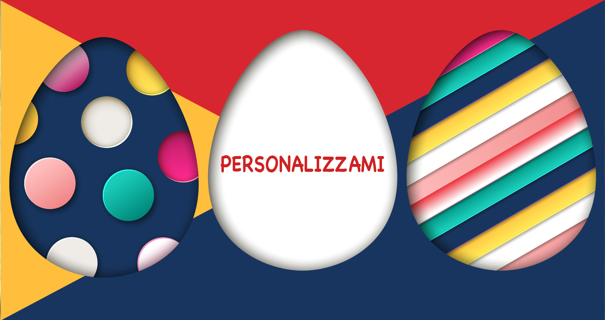 Uovo di Pasqua personalizzato